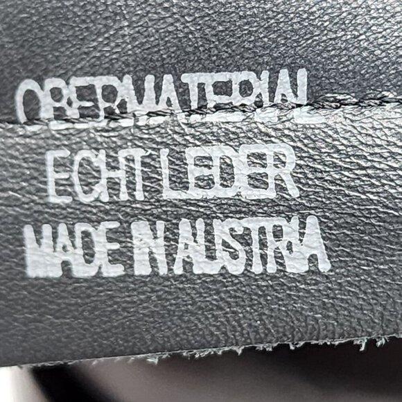 Paul Green Black Leather Ankle Boots With Side Zipper Closure US 8 - Picture 6 of 14